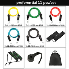 11pc Resistance Band Set